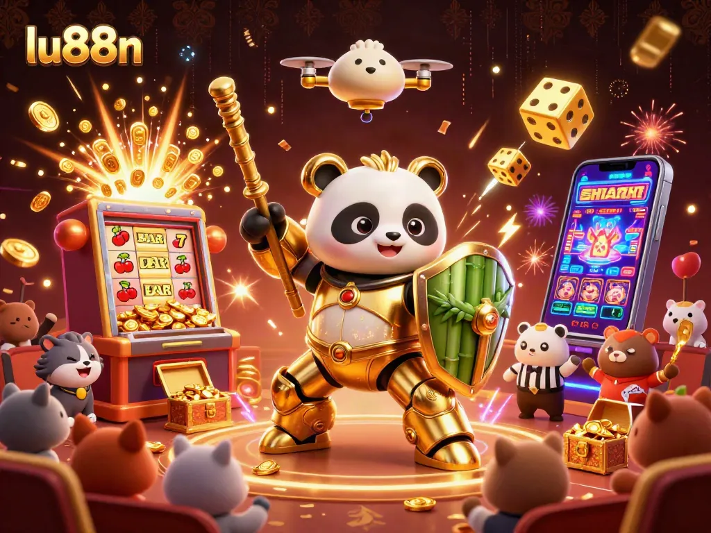 Engage with lu88n's exhilarating casino action featuring colorful slot machines and dynamic gameplay.