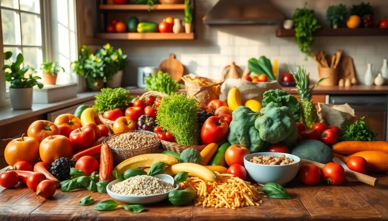 Discover vibrant and delicious healthy food options on a rustic table.