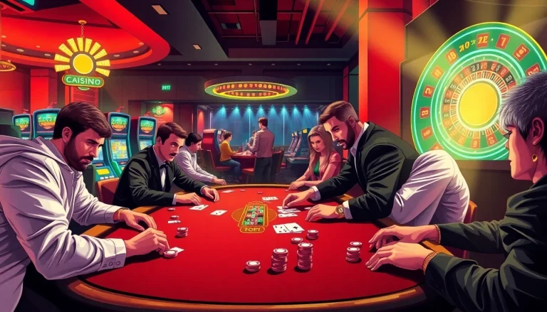 Experience the excitement of gambling at https://bancaonline88.com/ with intense poker games and vibrant casino tables.