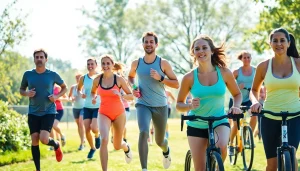 Participants engaging in fitness activities for effective weight loss.