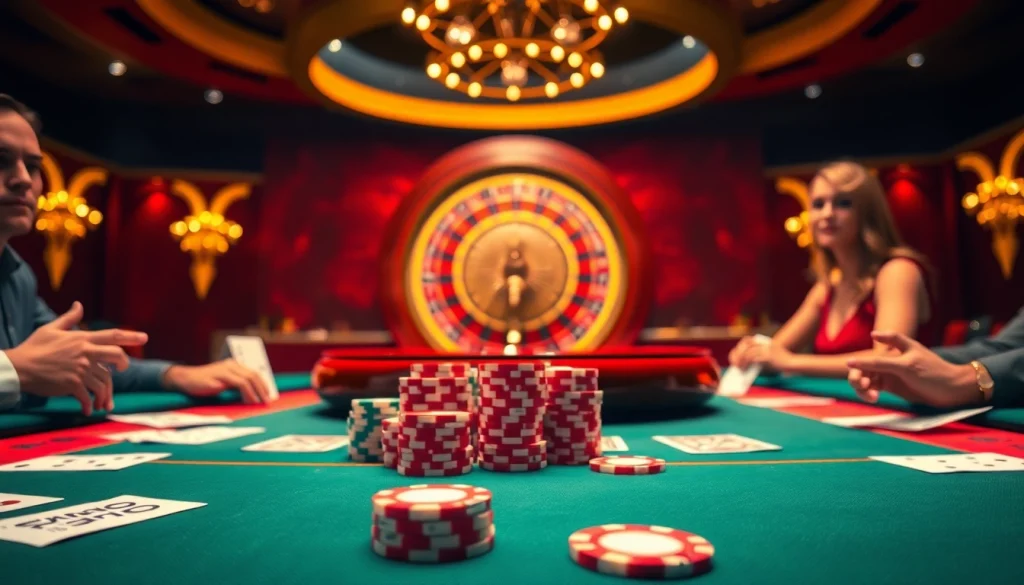 Excitement builds at the poker table as players engage in high-stakes gaming at https://vsbet3.net/ showcasing casino luxury and thrill.