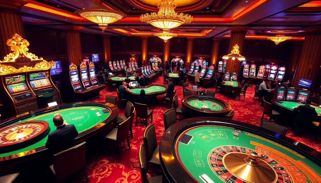 Experience the excitement of ta88 com with high-stakes gaming tables and luxurious casino elements.