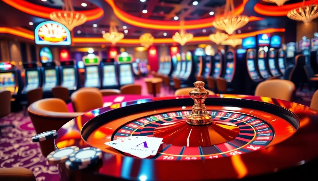 Experience the vibrant excitement of online gambling at https://vnew88.vip/ with sophisticated casino elements in action.