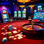 Experience the luxury of online gaming with i9bet at this vibrant casino atmosphere.