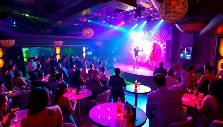Exciting nightlife at Club Noir, the premier night club sxm destination in St. Martin with vibrant performances.