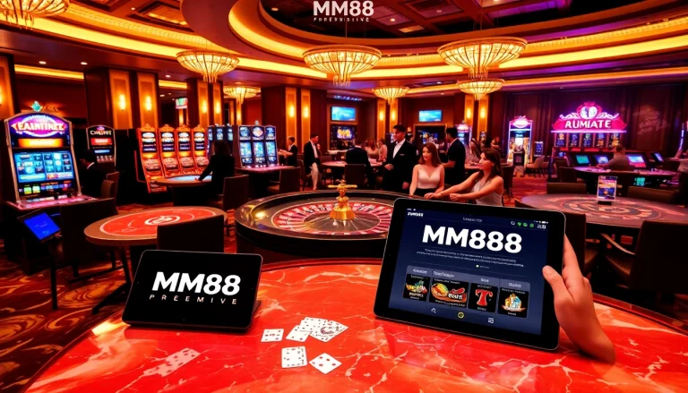 Experience thrilling gambling at https://mm88.forex/ with luxurious casino tables and vibrant slot machines.