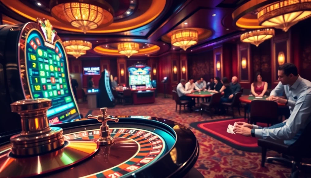 Engage in high-stakes action at https://winbet7.vip/ with vibrant casino tables and excited players.