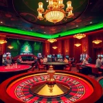 Experience the excitement of luckywin with vibrant casino elements and enthusiastic players.