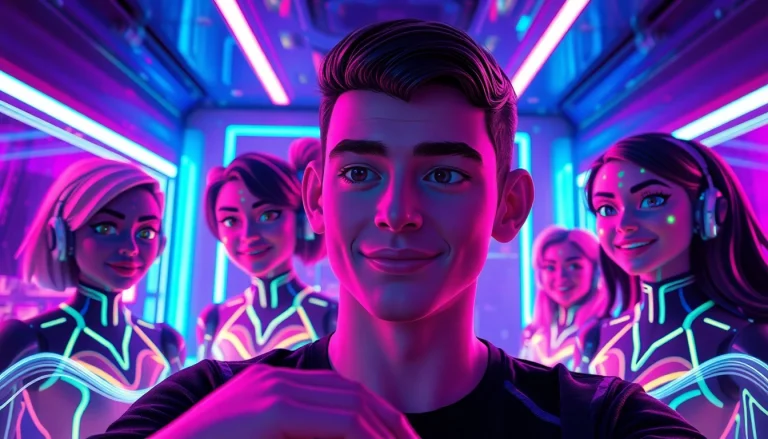 Engaging NSFW character AI chat interface showcasing interactive virtual characters.