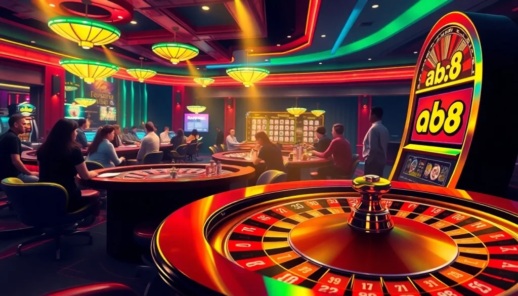 Experience the thrill of gambling at abc8 with dynamic casino tables and exciting game action.