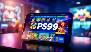 PS99 online betting platform interface showcasing vibrant games and features.