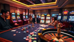 Experience the excitement at rr88.se.net with vibrant casino action featuring poker chips and roulette.