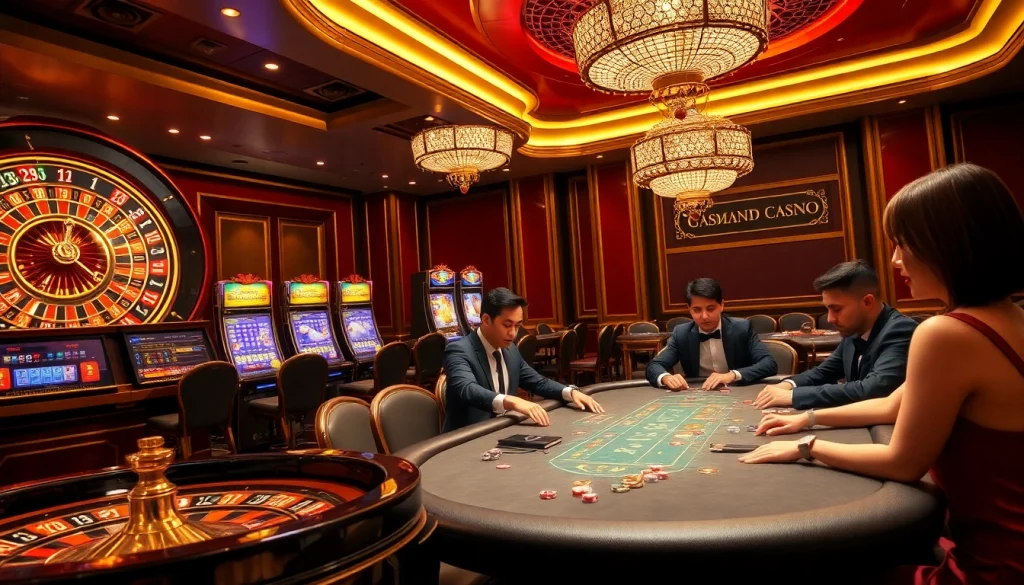 Siu88 offers thrilling casino action with luxurious gaming tables and vibrant slot machines.