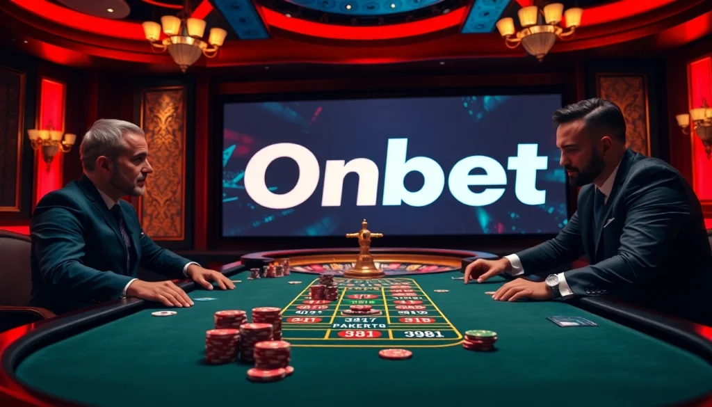 Experience high-stakes poker excitement at https://onbet11.net/ with professional dealers at elegant tables.