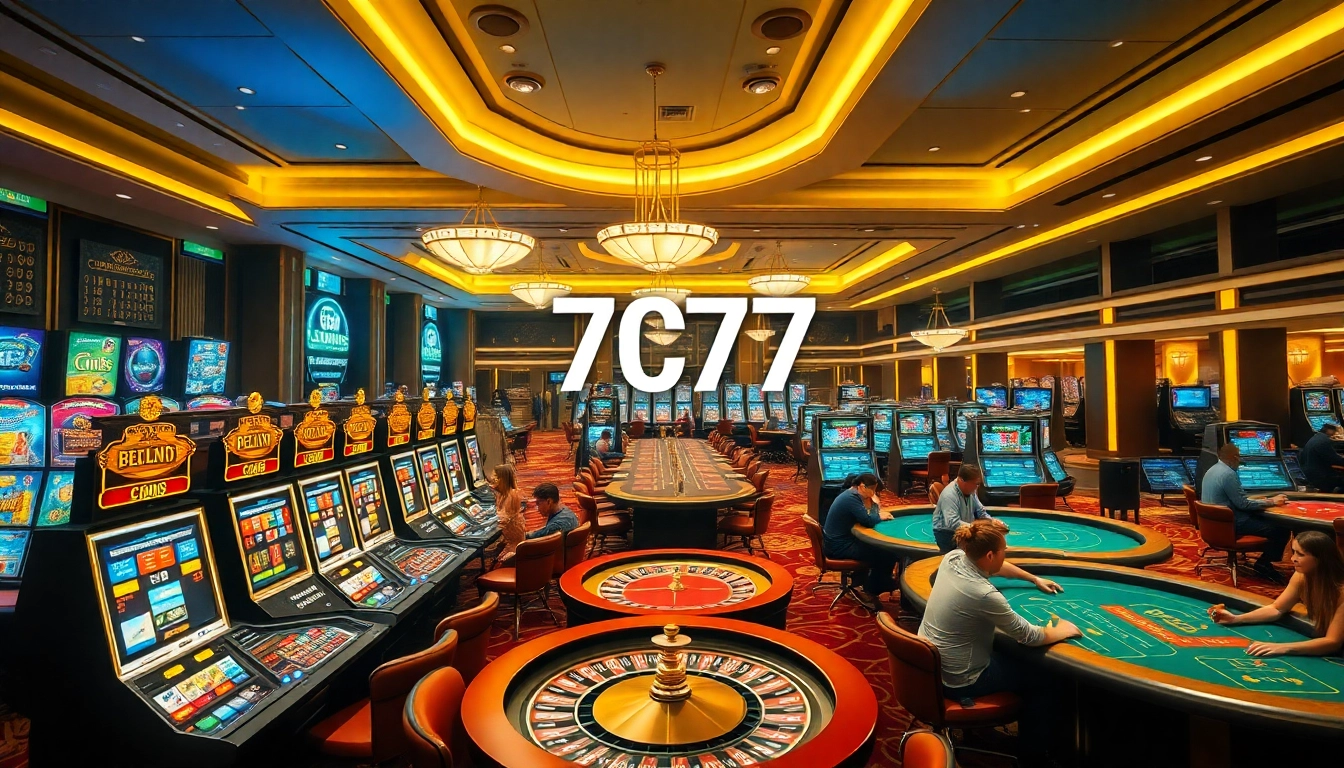 Experience the thrill of 7C77 with vibrant casino action and high-stakes gaming.