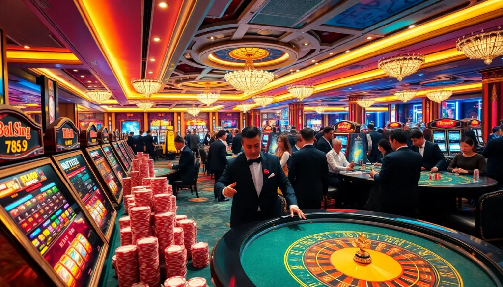 Experience the excitement of casino gaming at https://big88.sa.com with engaged players and vibrant tables.