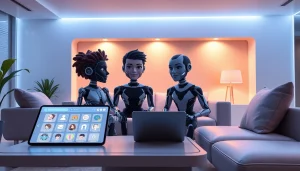 Discover innovative conversations with free nsfw ai chatbots in a cozy, futuristic setting