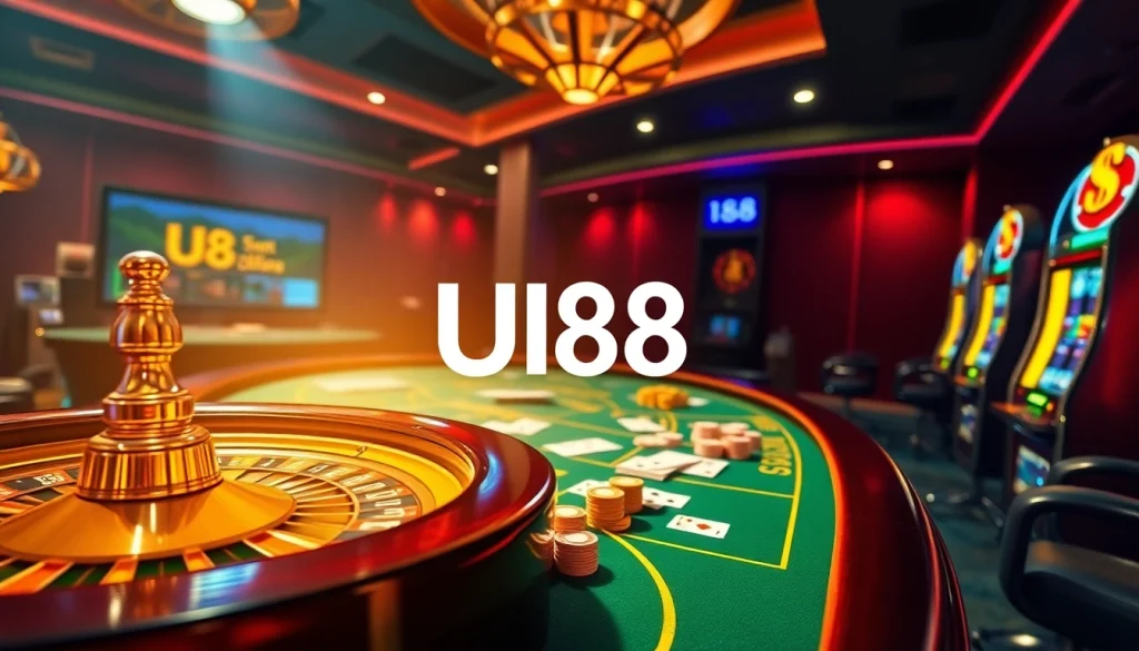 Experience thrilling gameplay at UU88’s luxurious online casino with vibrant tables and exciting bets.