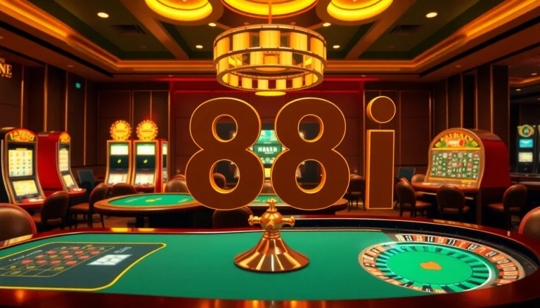 Winning at 88i with vibrant casino tables and high-stakes poker gameplay.