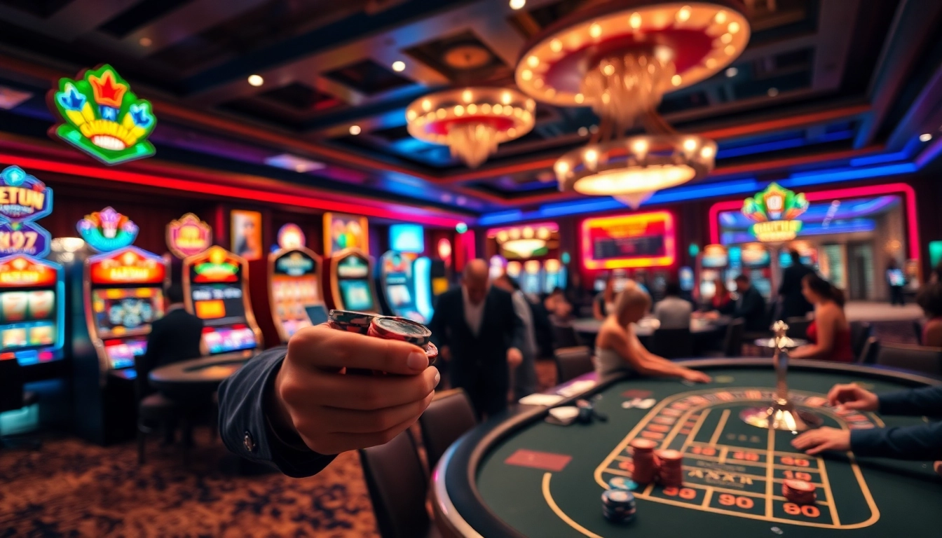Experience thrilling casino gaming at okfun with glamorous slots and lively poker.