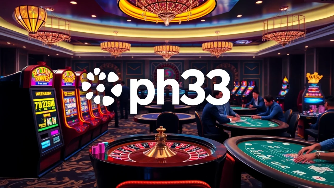 ph33 casino players enjoying strategic betting at luxurious gaming tables
