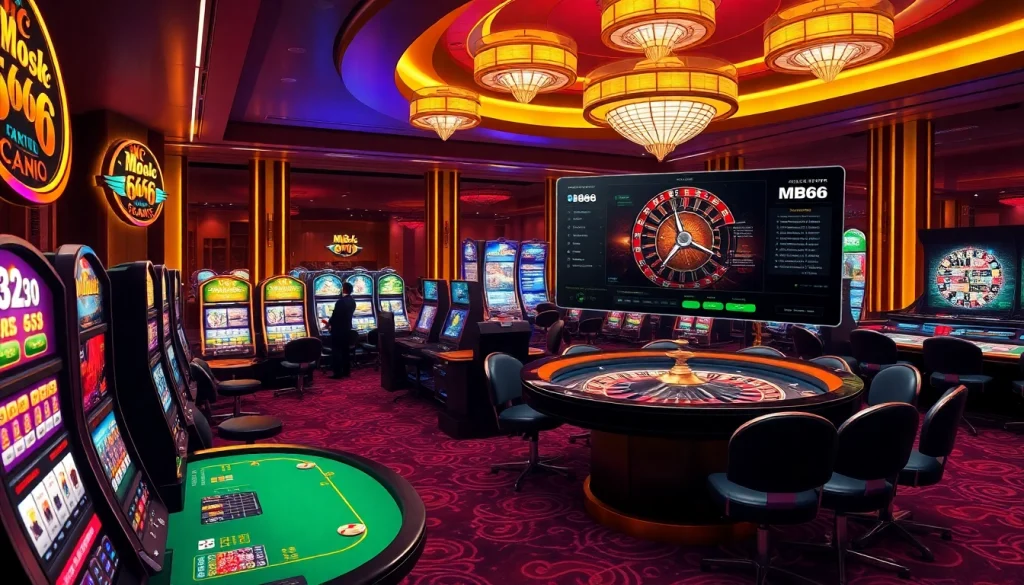 Experience the excitement of MB66 with thrilling casino games and luxurious gambling ambiance.