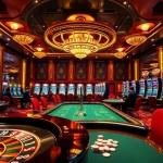 Experience the excitement of nhà cái FLY88 with players at roulette and blackjack tables.