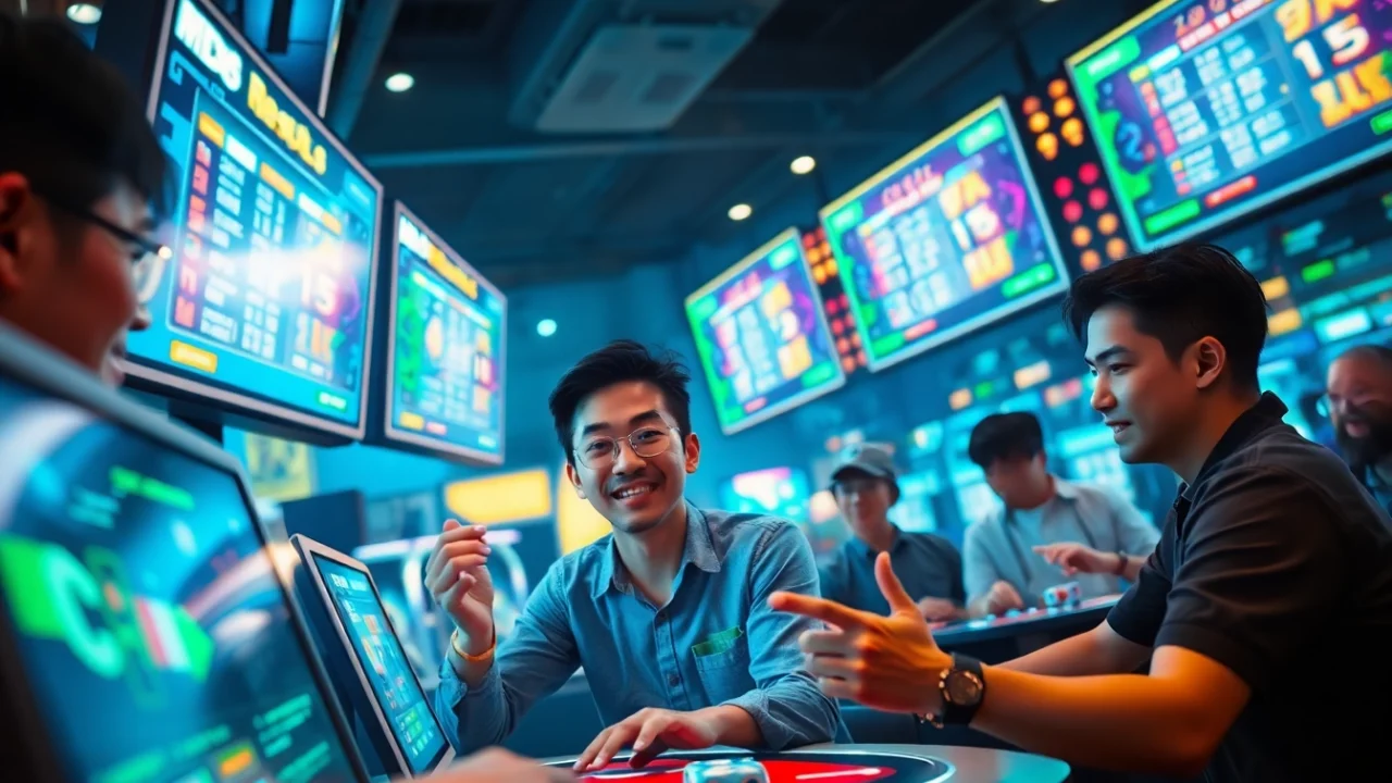 Players enjoying the fast-paced game of tai xiu in an engaging online environment with dynamic visuals.