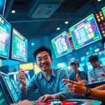 Players enjoying the fast-paced game of tai xiu in an engaging online environment with dynamic visuals.