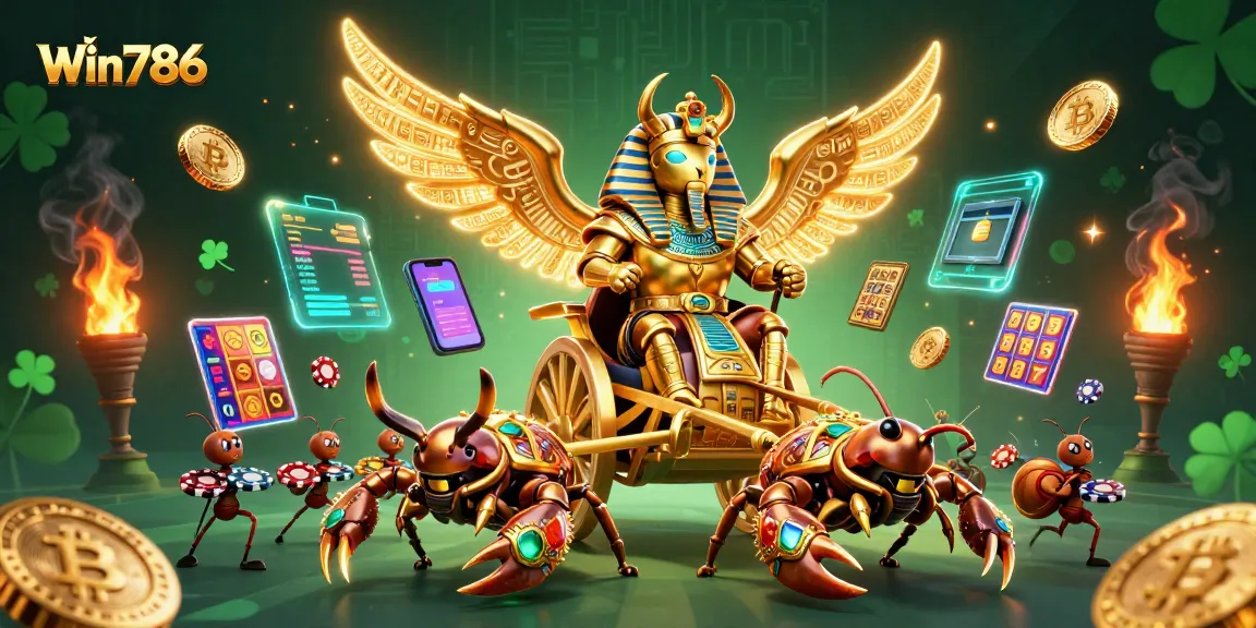 Win786 brings excitement with vibrant casino elements and thrilling gaming characters.