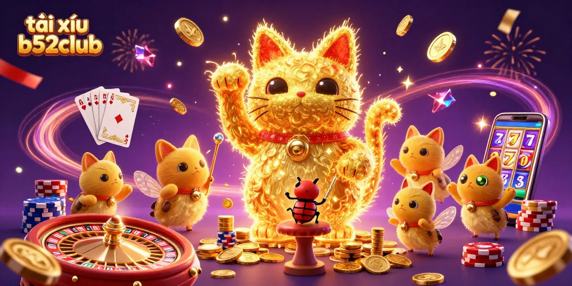 Experience the thrill of tài xỉu b52club with dynamic casino symbols and captivating graphics.